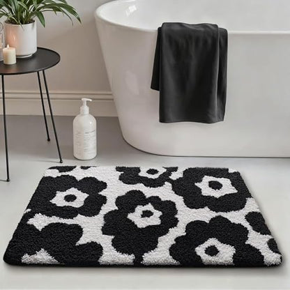 LUMI Bathroom Rug 24x36, Soft Absorbent Microfiber Bath Mat, Non Slip