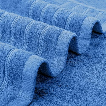Avalon Towels Bath Towels Set of 4, Size 30 x 60 Inches - 60% Cotton, 40% Viscose Made from Bamboo, Soft and Absorbent, Quick Drying, Lightweight, Perfect for Daily Use (Pack of 2)