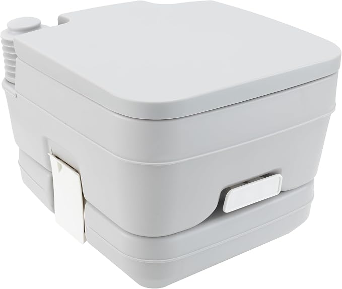 Hengs Portable 2.5 Gallon Gray Toilet