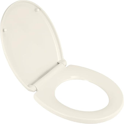 American Standard 5020B65G.222 Traditional Luxury Toilet Seat, Slow-Close, Round Front, Linen