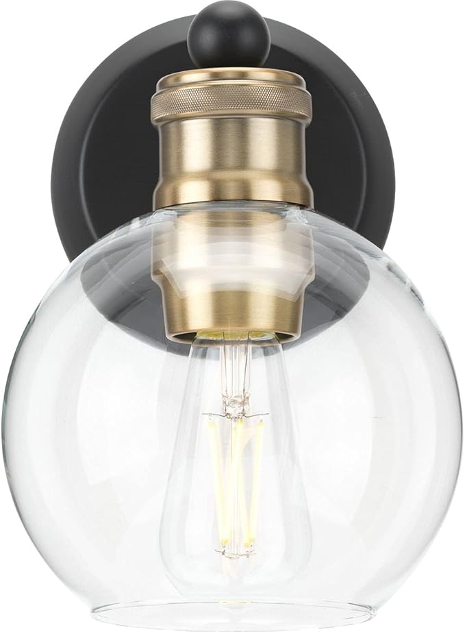 Progress Lighting P300049-020 Hansford Bath & Vanity, 1-Light, Antique Bronze