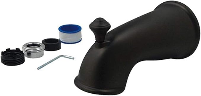KINGSTON BRASS K1275A5 6-Inch Universal Diverter Tub Spout, Oil Rubbed Bronze