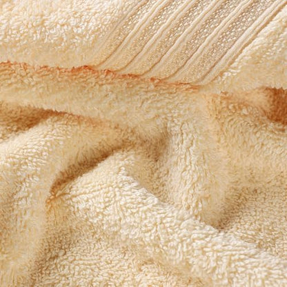 Superior Egyptian Cotton 3-Piece Towel Set, Basic Towels For Bathroom, Home Decor, Guest Bath, Shower, Apartment, Included 1 Face, 1 Hand, 1 Bath Towel, Washcloth, Quick Dry, Canary