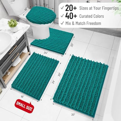 Arotive Bathroom Rugs Mat 36x24, Soft Absorbent Chenille Shaggy Bath Mat