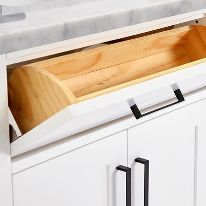 ARIEL Hepburn 72-inch Bathroom Vanity with Sink,Solid Wood, 0.75-inch Italian Carrara Marble Countertop, Double Rectangular Porcelain Sink, 4 Soft Closing Doors, 6 Dovetail Drawers, White