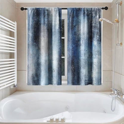 Shower Curtain Set, for Bathroom Decor 72" x 72", Abstract Modern
