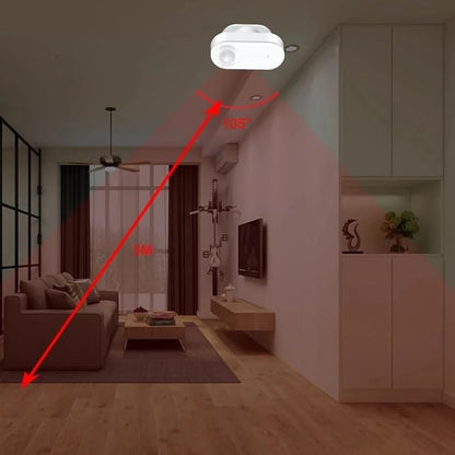 Haozee Smart Motion Sensor, Zigbee PIR Motion Sensor with Illumination | High Sensitivity, Real-time Detection, Zigbee Hub Required, Supports Home Assistant, Smartthings,Hubitat