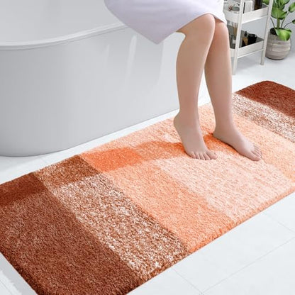 OLANLY Bathroom Runner Rug 59x24, Extra Soft Absorbent Microfiber Bath Rugs