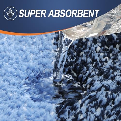 OLANLY Bathroom Runner Rug 59x20, Extra Soft Absorbent Microfiber Bath Rugs