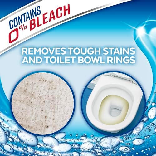 Lysol Toilet Bowl Cleaner Clinging Gel, OXI Action, 0% Bleach, 24 oz, 4Pack