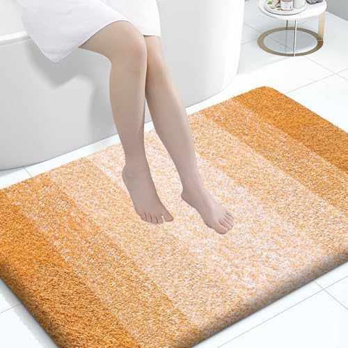 OLANLY Large Bathroom Rugs 44x32, Extra Soft Absorbent Microfiber Bath Rugs