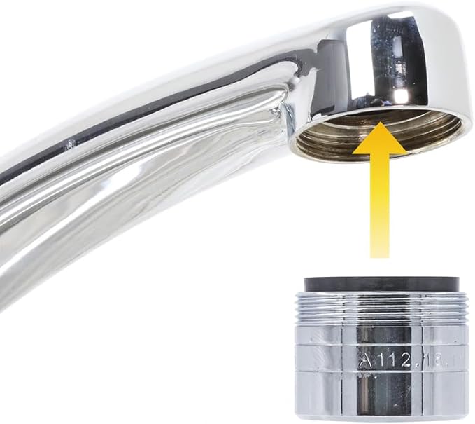 Danco 10476 1.5 GPM Dual Thread Water-Saving Aerator, Chrome
