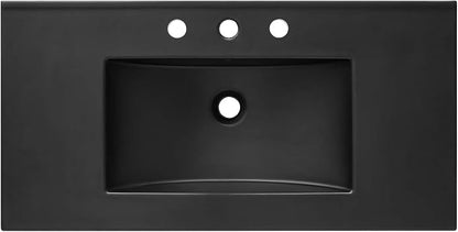 Modway EEI-5071-BLK Cayman 36" Bathroom Sink, Black