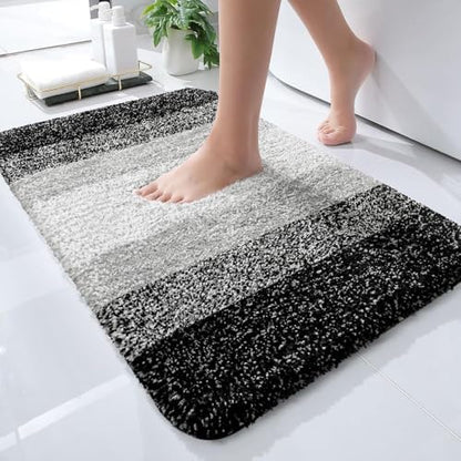 OLANLY Small Bathroom Rugs 30x18, Extra Soft Absorbent Microfiber Bath Rugs