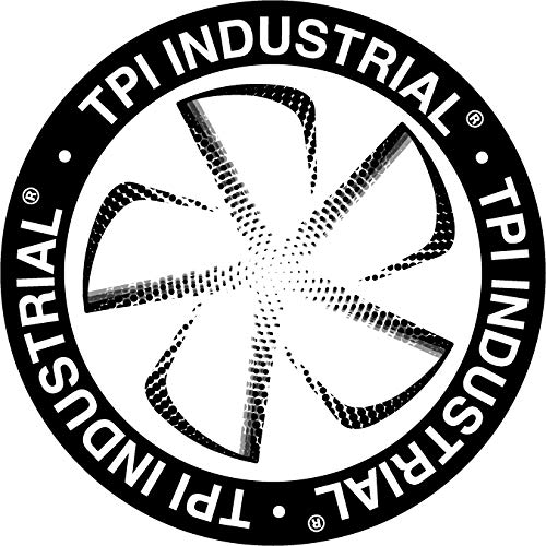 TPI Corporation CE24-DS Direct Drive Exhaust Fan, Shutter Mounted, Single Phase, 24" Diameter, 120 Volt
