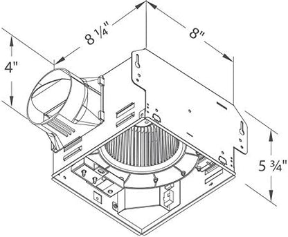 Delta BreezGreenBuilder GBR80MHLED 80 CFM Exhaust Bath Fan/Dimmable LED Light with M&H Dual Sensor