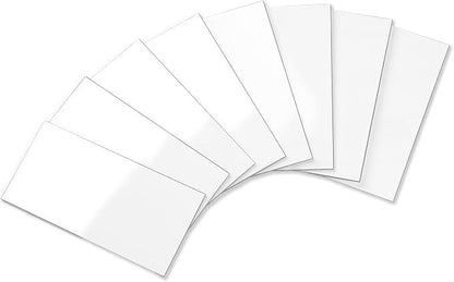 Yipscazo Peel and Stick backsplash 3 x 6 Inches 3D PVC Composite Wall Tile Stick on Backsplash Tile for Kitchen Bathroom, Laundry Room, Fireplace(Polished White, 2 Pieces)