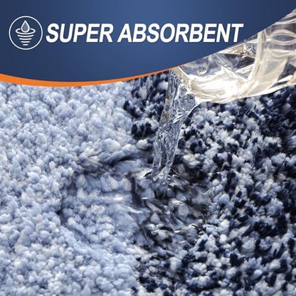 OLANLY Bathroom Runner Rug 40x24, Extra Soft Absorbent Microfiber Bath Rugs
