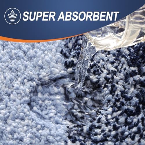 OLANLY Large Bathroom Rugs 44x32, Extra Soft Absorbent Microfiber Bath Rugs