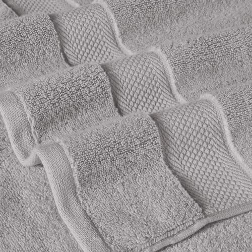 Modern Threads Luxury 6-Piece Quick-Dry Towel Set – Plush & Ultra-Absorbent for Spa-Like Experience, Stone