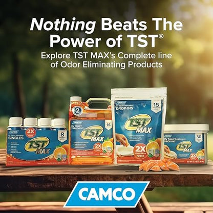 Camco TST MAX RV Toilet Treatment Drop-INs - Lavender 30-pk Made in the USA