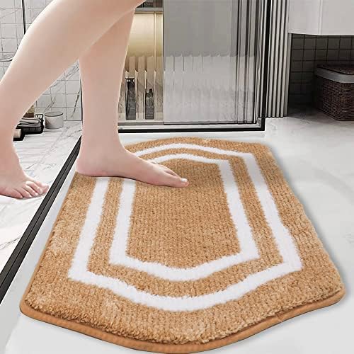COSY HOMEER Non-Slip Bath Mat Extra Thick Absorbent Plush Washable