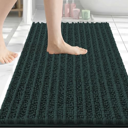 Arotive Bathroom Rugs Mat 30x20, Soft Absorbent Chenille Shaggy Bath Mat