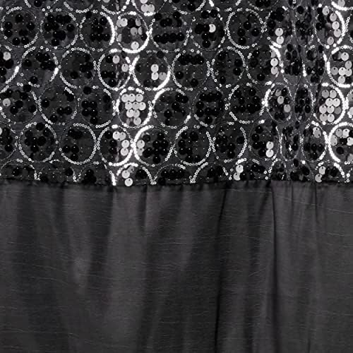 Zahari Home Sinatra Window Curtain Stylish Bathroom Window Curtain,36" x 54" Each, Set of 2, Black