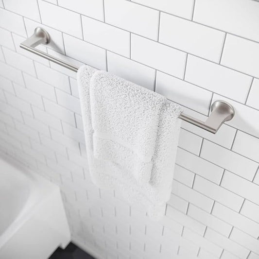 Pfister Pfirst Modern Spot Defense Brushed Nickel-Towel Bar 24 Inch BTBPFM2GS