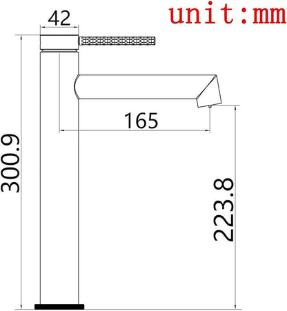 Single Handle Bathroom Faucet 1 Hole Faucet for Bathroom Sink Hot and Cold Water Brushed Gold