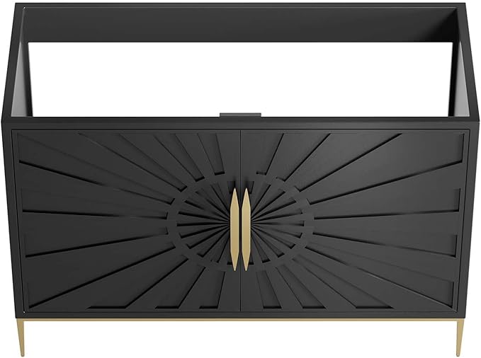 Modway Awaken Bathroom Vanity Cabinet, 48", Black