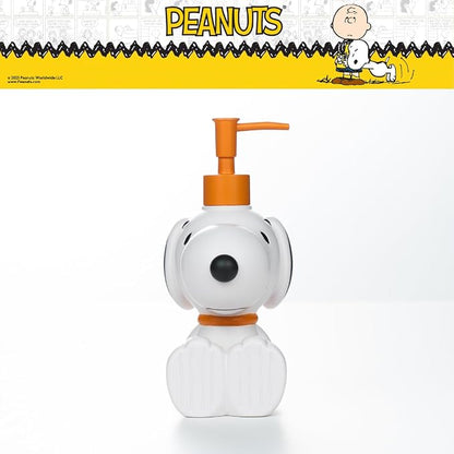 Peanuts Snoopy Soap/Lotion/Hand Sanitizer Resin Pump Dispenser, 12.70 Ounces, (Officially Licensed Product) by Franco