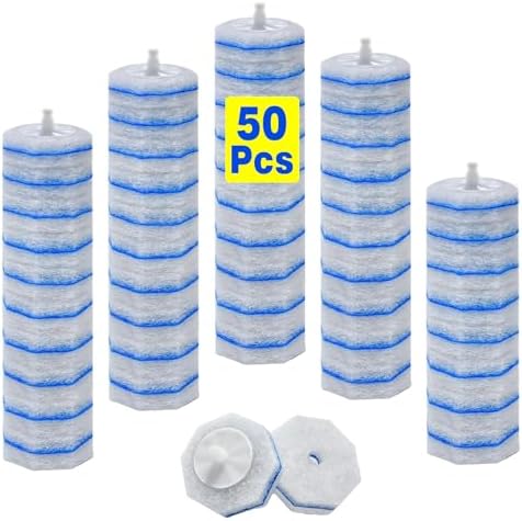 50 Count Upgrade 3-Layer Toilet Bowl Refills Fits for Clorox Toilet Brush