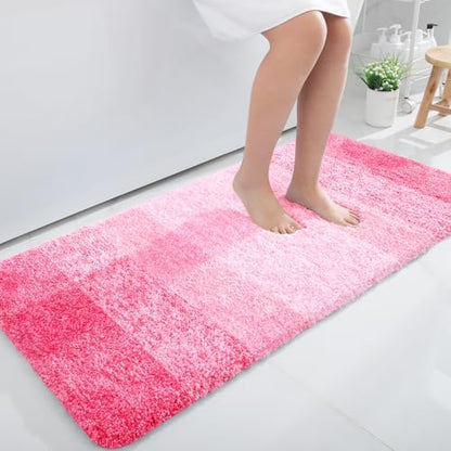 OLANLY Bathroom Runner Rug 44x24, Extra Soft Absorbent Microfiber Bath Rugs