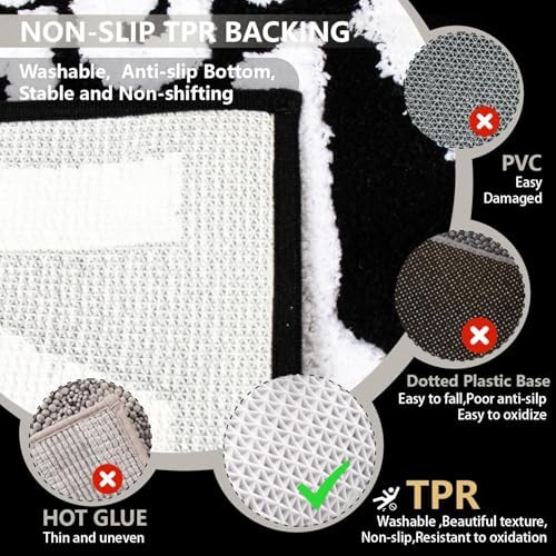 KOEXM Get Naked Bath Mat Cute Bathroom Rugs 16" x 24" Non Slip