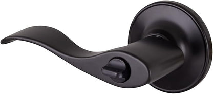 Design House 778886 Springdale Keyed Unlocking Door Handle, Matte Black