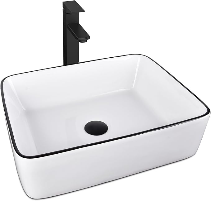 24 inch Natural Color Bathroom Vanity, Rustic Fixture Standing Pedestal Cabinet with White Ceramic Vessel Sink