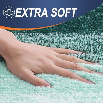 OLANLY Bathroom Runner Rug 70x20, Extra Soft Absorbent Microfiber Bath Rugs