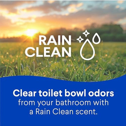 Clorox Toilet Bowl Cleaner with Bleach, Rain Clean Scent, Kills 99.9% of Germs, Removes Toilet Rings and Mold Stains, 24 fl oz, Pack of 2