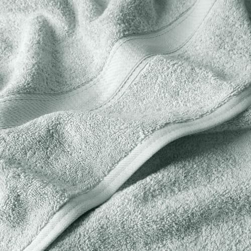 Superior Egyptian Cotton Plush & Absorbent, Bath Towel Set of 4, Sea Foam