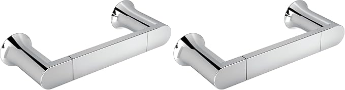 Moen Genta LX Modern Single Kitchen or Bathroom Towel Bar, 6.8-Inch, Chrome, BH3886CH (Pack of 2)