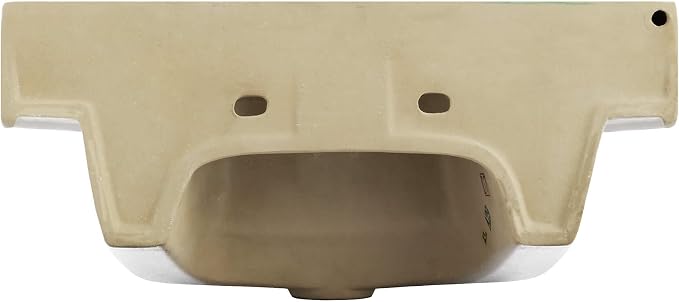 Ceramic Bathroom Sink Top with Raised Back - Fits Standard 18” Vanity | Elegant and Durable Bathroom Sinks for Modern Homes - Upgrade Your Space - Perfect for Any Bathroom Design