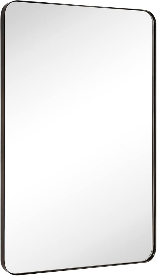 GRACTO 20X30'' Oil Rubbed Bronze Bathroom Rectangle Mirror