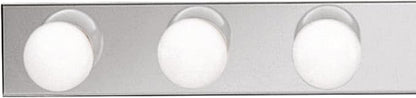 Kichler 6-Light Bathroom Vanity Light, Chrome | Linear bath bar vanity light for bathroom mirrors (36" x 4.25" x 2"), 626CH