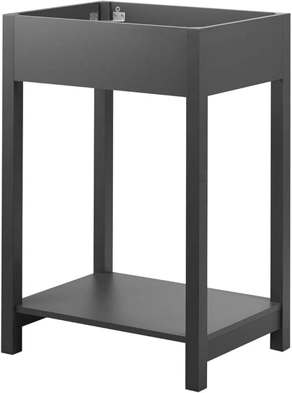 Modway Altura 24" Bathroom Vanity Cabinet (Sink Basin Not Included), 24 Inch, Gray