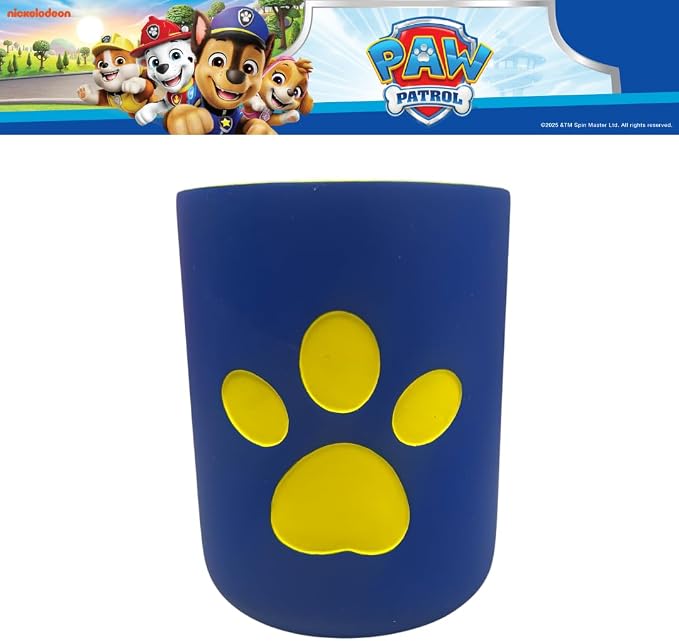 Paw Patrol Chase Kids Toothbrush Holder - Makeup Brushes/Pens Tumbler, (Officially Licensed Product) By Franco