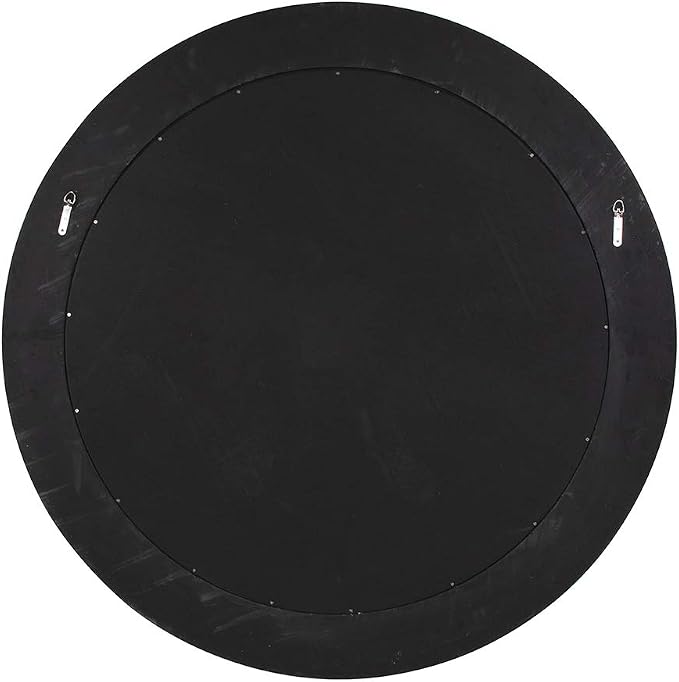 Howard Elliott Collection 21117 Bergman Round Mirror, Small, Silver 32 inch
