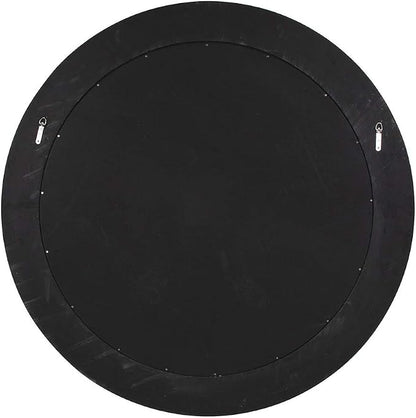 Howard Elliott Collection 21117 Bergman Round Mirror, Small, Silver 32 inch
