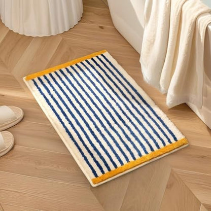 GIB Bathroom Rugs 24"x16", Extra Soft Absorbent Non Slip Washable Bath Mat
