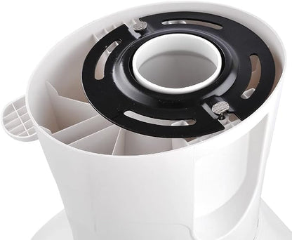 RV Gravity Flush Toilet, 20 Inch Comfortable Height Foot Pedal Flush Toilet, HDPE Lightweight Portable Toilet with 441Lbs Capacity for Camper Trailer Motorhome Travel